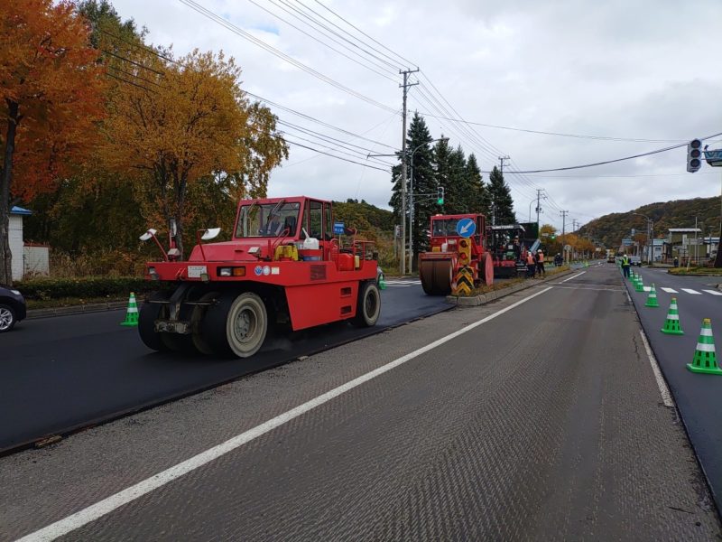 施工中(舗装・大曲工区)