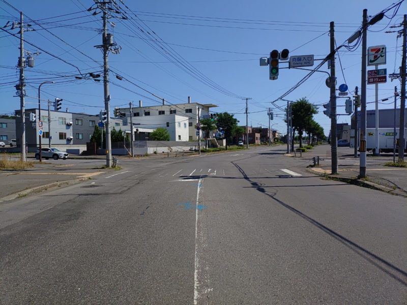 着工前①(北6条西7丁目工区)