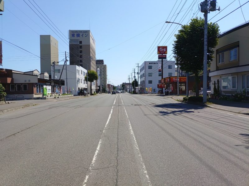 着工前②(北6条西7丁目工区)