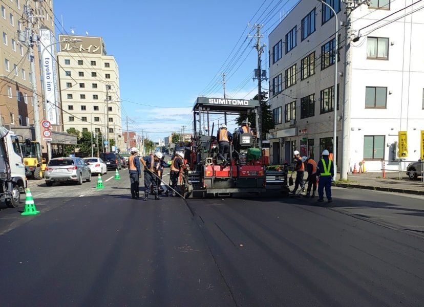 施工中⑤(舗装状況)